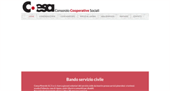 Desktop Screenshot of consorziocoesa.it